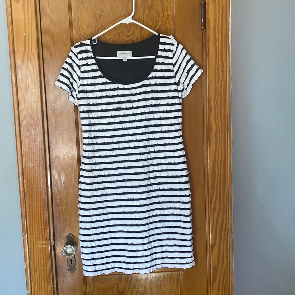 Black and white dress